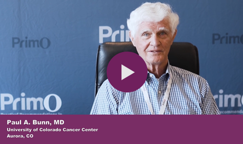 Dr. Paul A. Bunn, University of Colorado Cancer Center, shares what he likes most about PRIMO annual meeting.