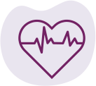 purple EKG icon