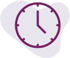 purple clock icon